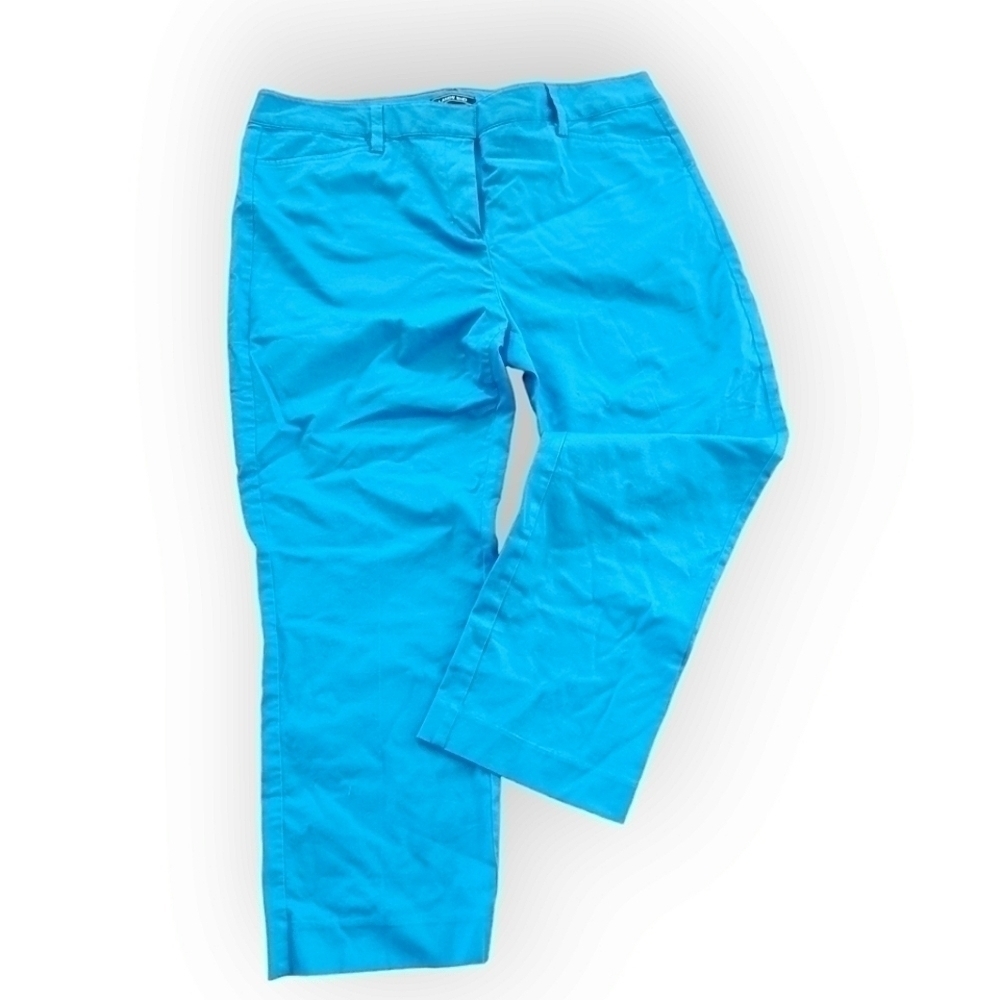 Lands End Mid Rise Slim Leg Chinos 16 - Picture 1 of 6